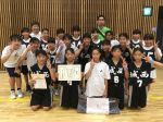 7月15日江南交流会に参加、結果は準優勝🥈おめでとう。1・2試合目は前日の悪かった点も改善、新しい発見もあり良い内容でした。ただ、決勝戦では1番やっては駄目な試合をやってしまった。試合間が長く難しかったと思うけど、コートに立つ以上はチームの代表を忘れないで欲しい。僕も反省だ。次からまた一緒に頑張ろう‼️保護者の皆様へ、試合前、一緒に立っての挨拶ありがとうございます😊チーム一体感を感じました😁これからも宜しくお願いします‼️